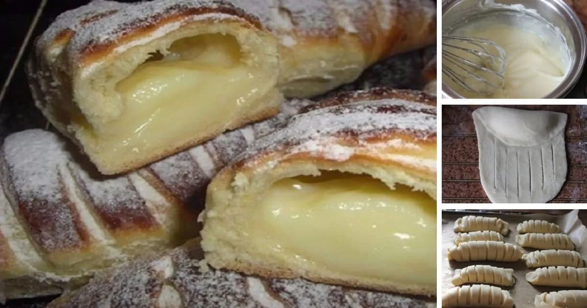 Jemné ako pavučinka: Kysnuté rožteky s vanilkovým krémom