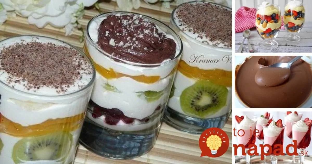 Nemusíte vypekať koláče ani zákusky, z tohoto si vyberie každý: 13 top receptov na bleskové dezerty v pohári!