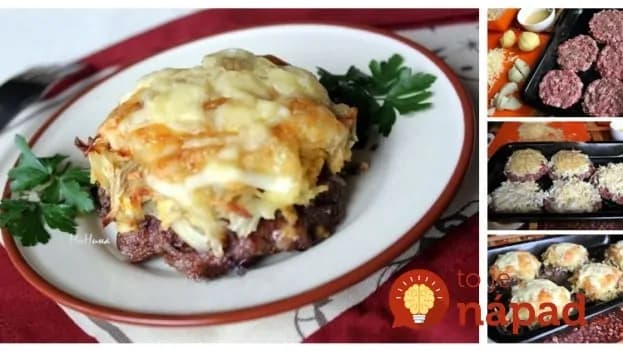 Obed pre lenivé gazdinky: Mäsové bomby z jedného plechu!