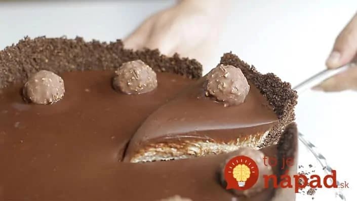 Nepečená torta Ferrero Rocher, ktorej neodoláte