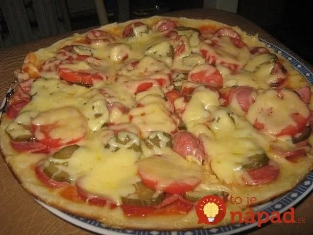 Rýchla jogutová pizza z panvice