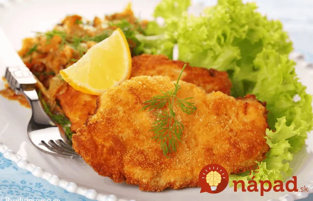 Cesnakový kurací rezeň