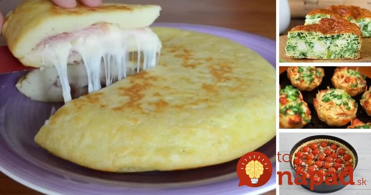 7 tipov na najlepšie slané koláče s rýchlou a jednoduchou prípravou!