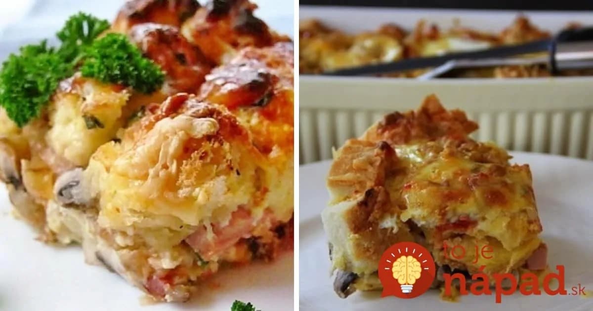 Recept starej mamy: Zapekanka zo staršieho chlebíka