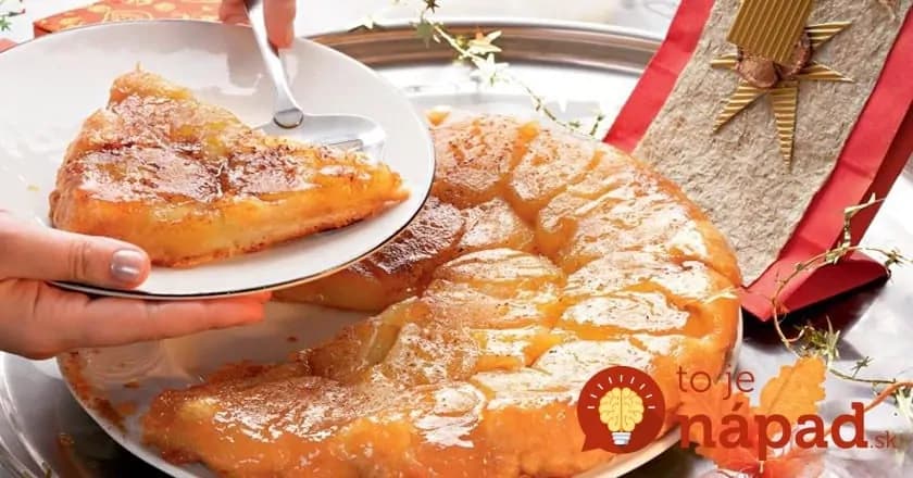 Francúzsky obrátený jablkový koláč