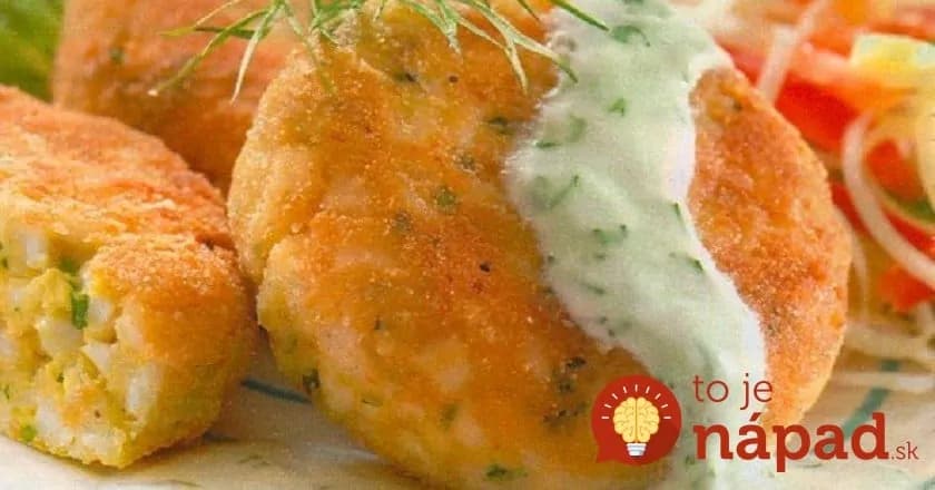 Falošné karbonátky s jogurtovou omáčkou