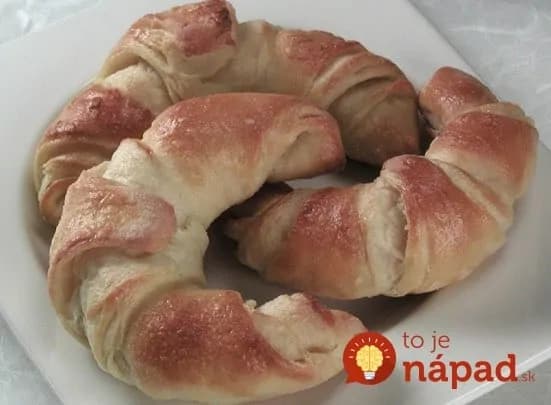 Maslové croissanty mäkké ako pavučinka