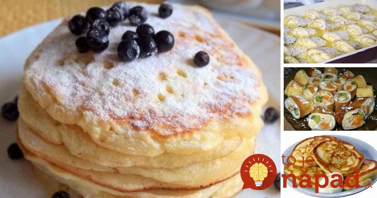 17 najlepších receptov na palacinky a lievance!