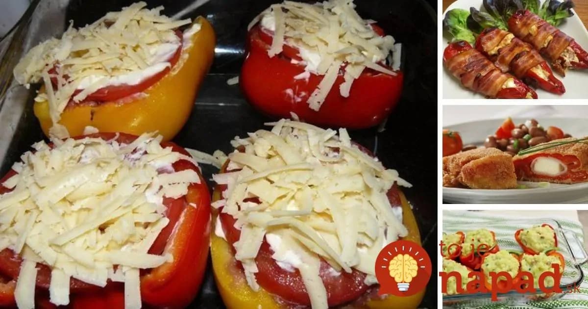 Máte radi plnenú papriku? Vyskúšajte na 7 vynikajúcich spôsobov!