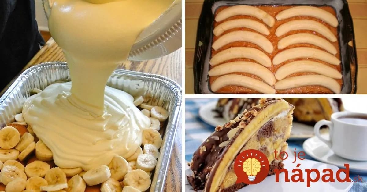 13 najlepších pečených aj nepečených banánových dezertov