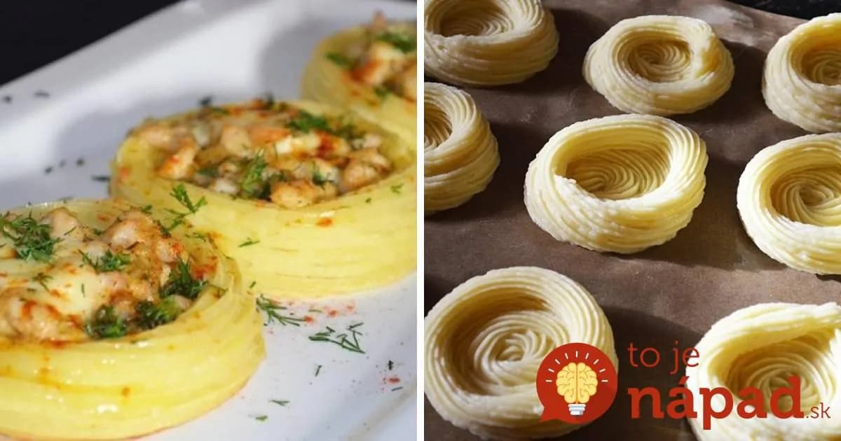 Perfektné pohostenie pre návštevy: Plnené košíky zo zvyšnej zemiakovej kaše