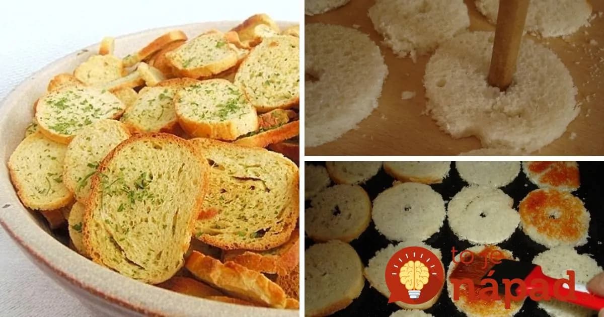 Máte doma staré rožky a neviete, čo s nimi? Pripravte domáce Bake Rolls, o ktoré sa doma potrhajú!