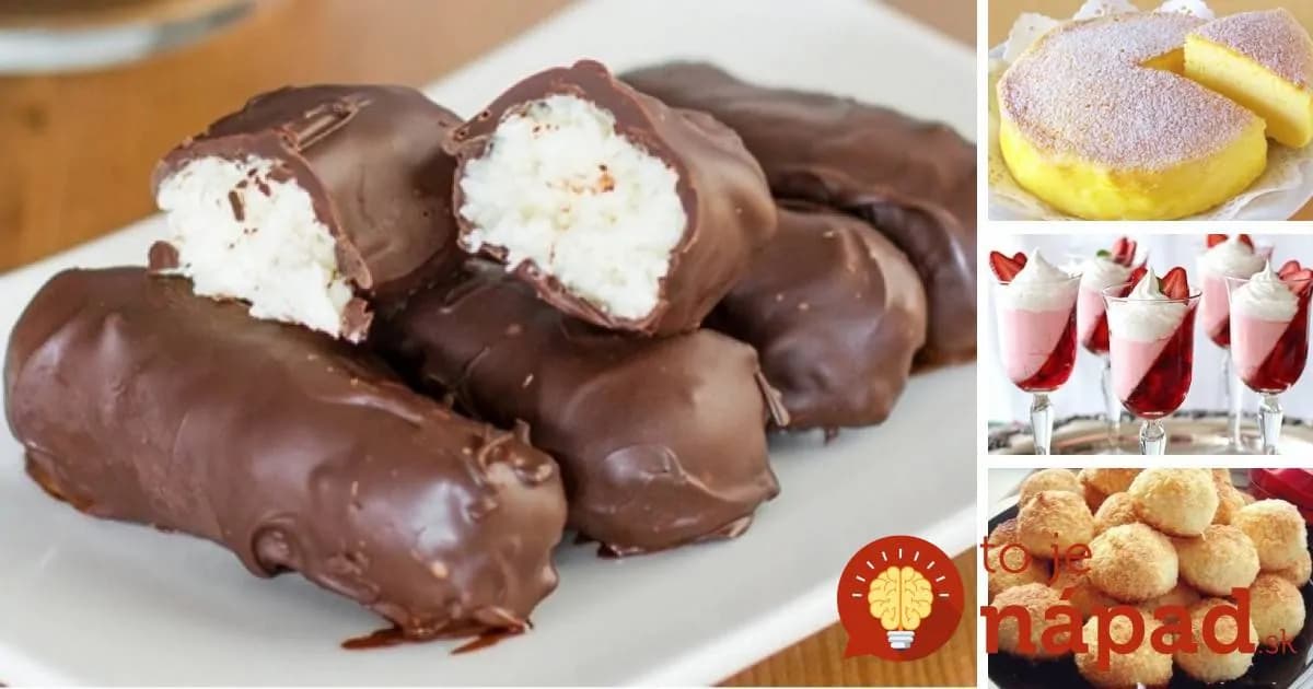 15 bleskových domácich dezertov, ktoré vyčarujte len z 3 prísad!