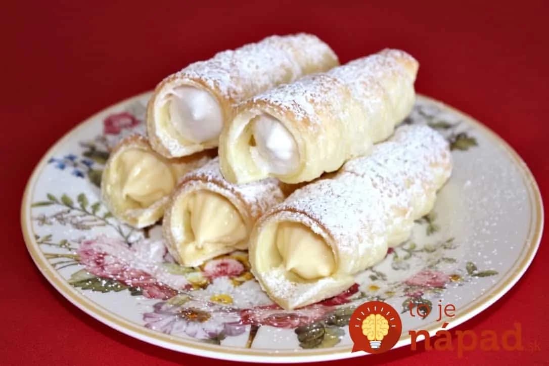Ako z cukrárne: Fantastické šamróny s dvojakým krémom