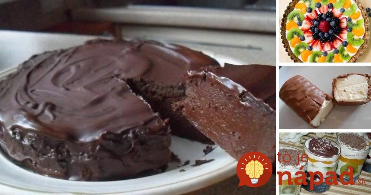 Bez múky a cukru: 11 vynikajúcich dezertov, ktoré si môžete dopriať bez výčitiek!