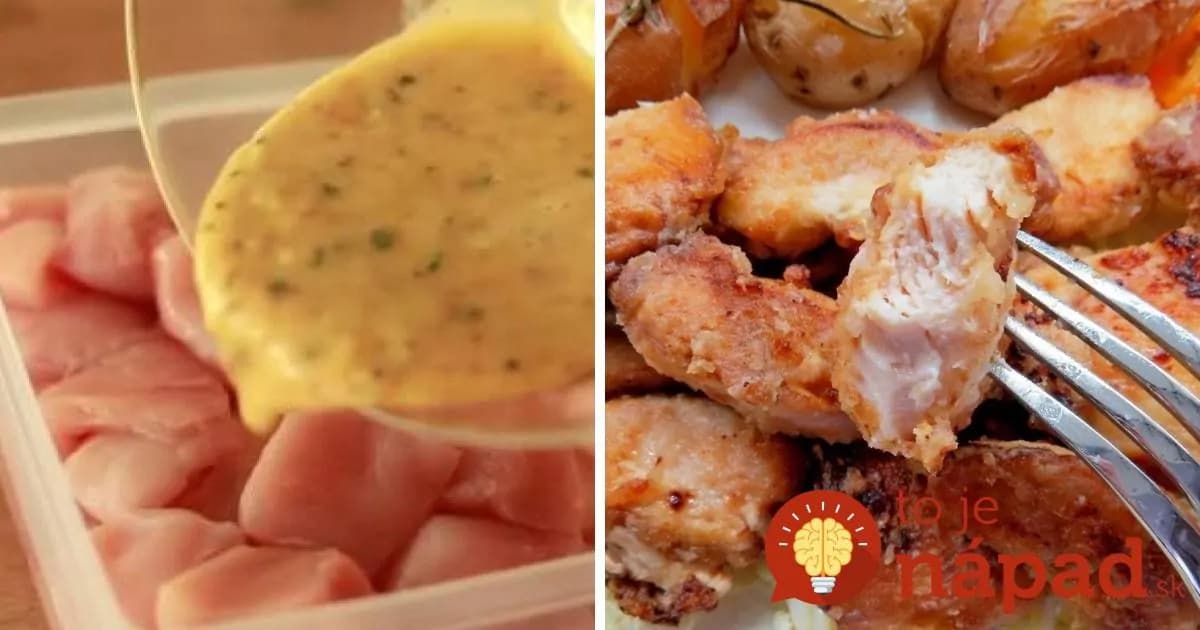 Fantastická horčicová marináda, ktorú pripravíte bez odmerky, len pomocou 1 lyžice!