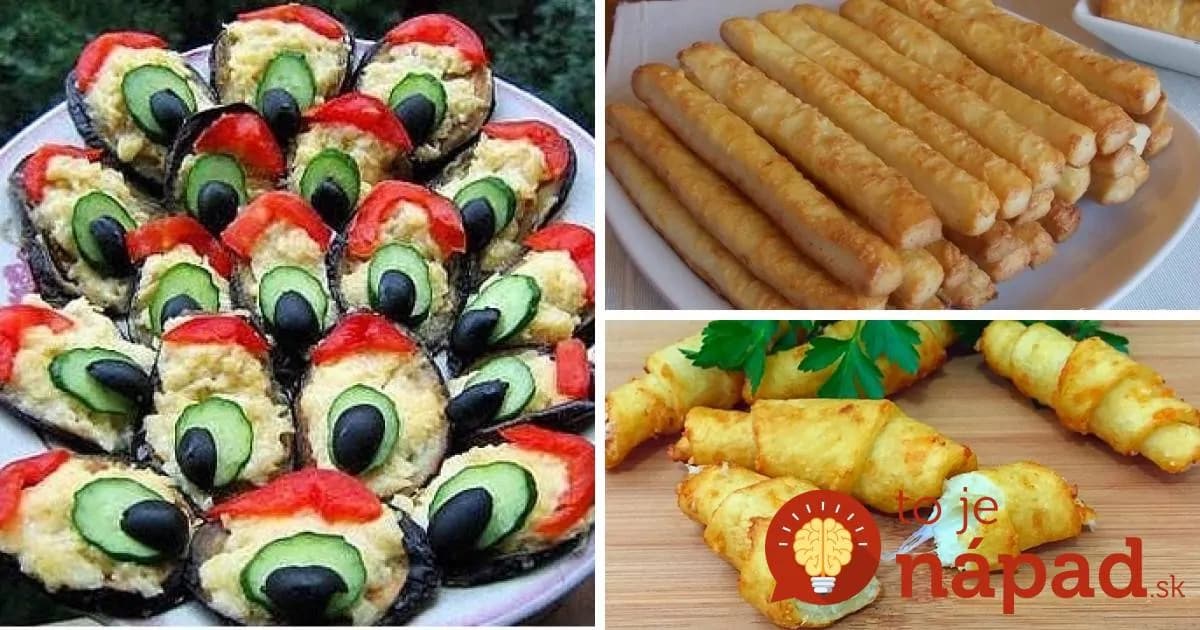 13 jednoduchých slaných chuťoviek na vianočný a silvestrovský stôl!