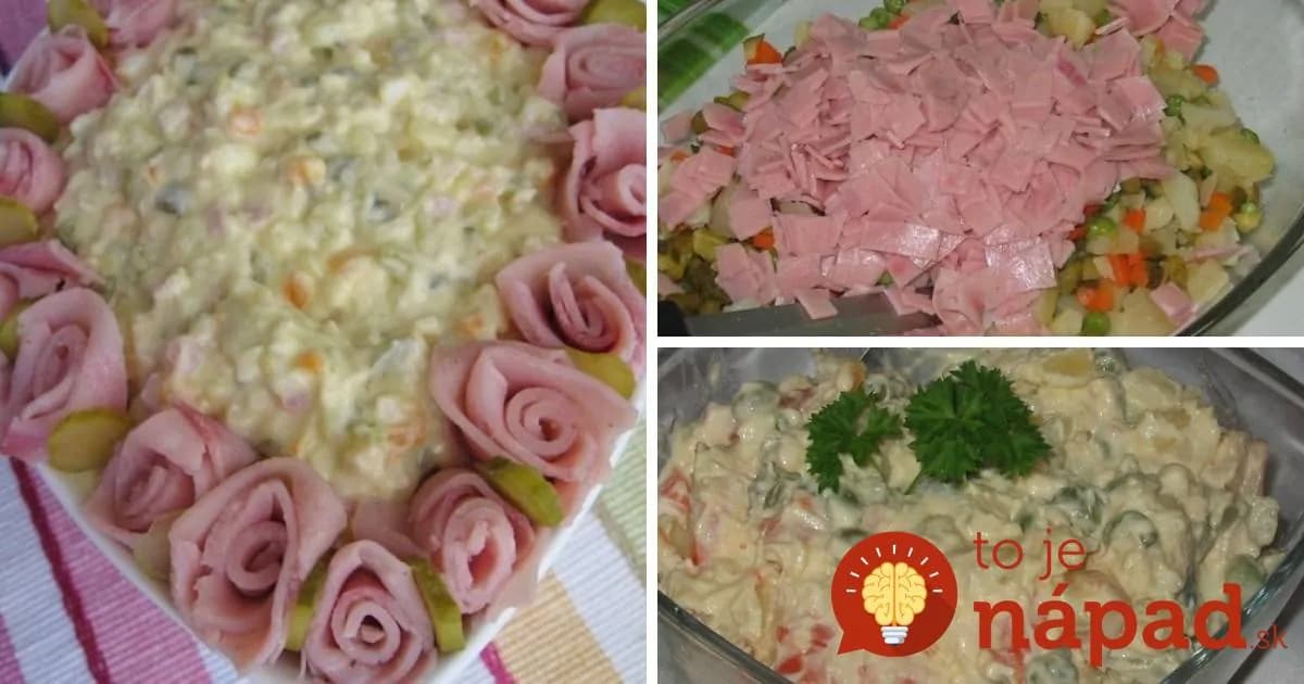 Na chlebíky aj k mäsu: Ruský šalát, z ktorého si určite pridáte!