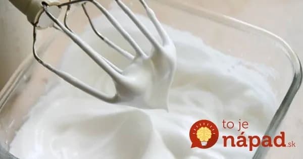 Trik, ako ušľahať perfektný krém z bielkov: Táto metóda sa značne líši od všetkých postupov, ktoré poznáte!