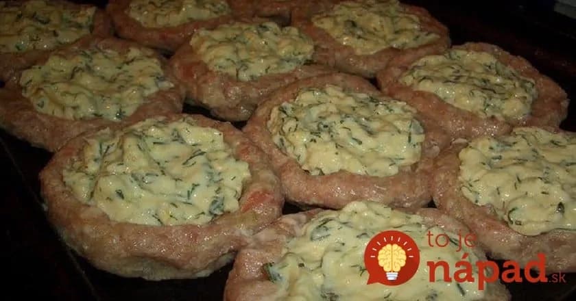 Zabudnite na vyprážané fašírky: Vyskúšajte pečené hniezda z mletého mäsa, plnené syrom a smotanou!