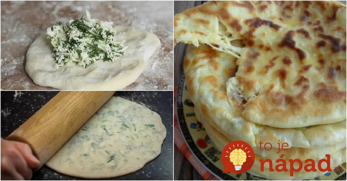 Pôstne jogurtové placky plnené syrom!