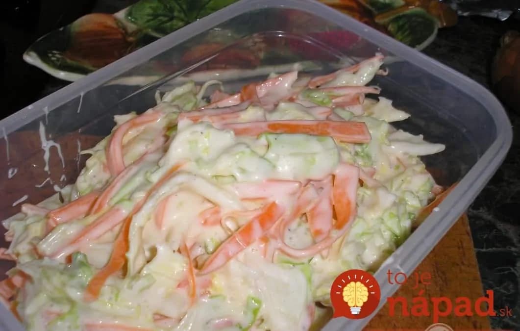 Kráľ medzi šalátmi: Studený kapustový šalát s fantastickou jogurtovou zálievkou!