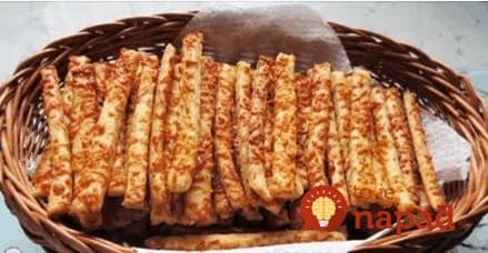 Najjednoduchší recept na syrové tyčinky!