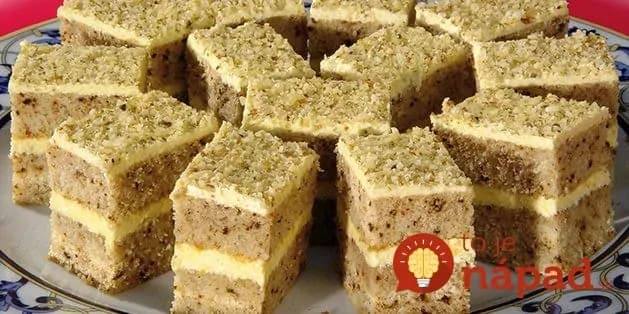 Populárne orechové rezy na sviatočný stôl: Vynikajúce a jednoduché!