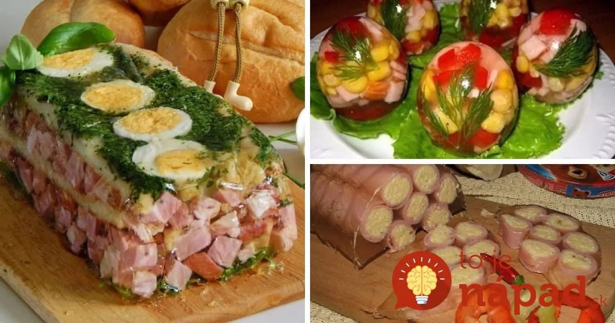 Skvelé pohostenie na veľkonočný stôl: 3 tipy na slané „želé“ chuťovky!