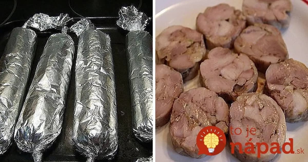 Mäsová rolka z rúry: Perfektné predjedlo, chuťovka na studené misy alebo skvelá večera!