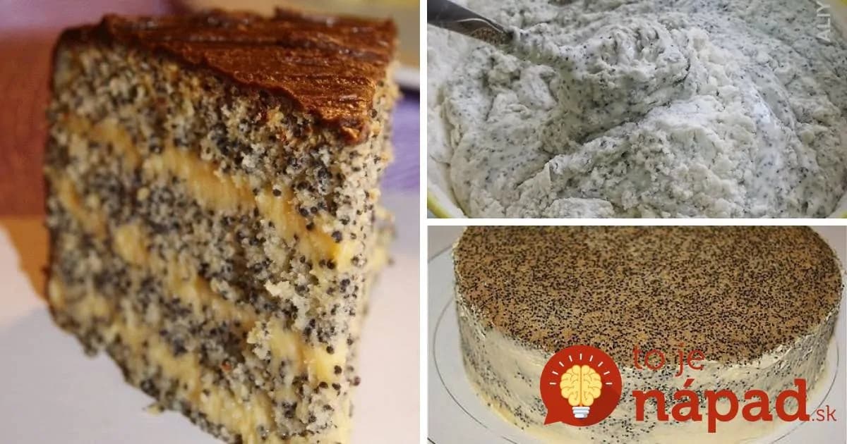 Ukrajinská maková torta s fantastickým krémom!