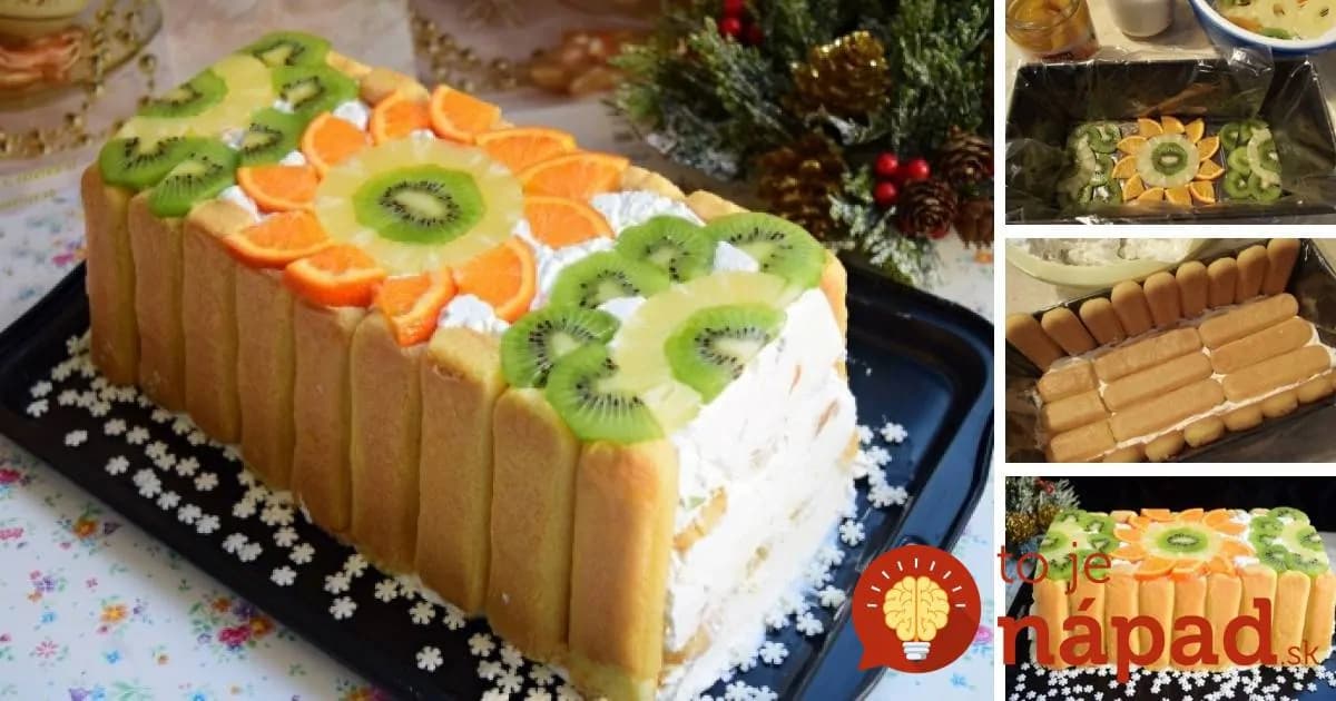 Top smotanová torta s ovocím: Stačí vyklopiť z formy a fantastický dezert je na svete!