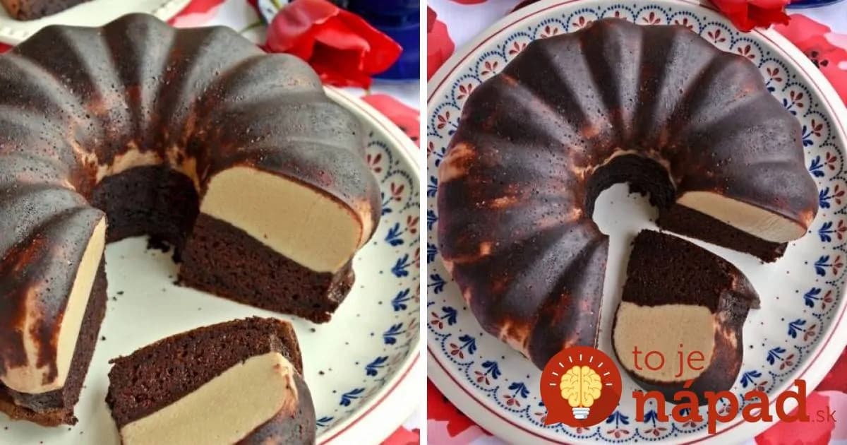 Magická dvojfarebná bábovka so salkovým krémom!