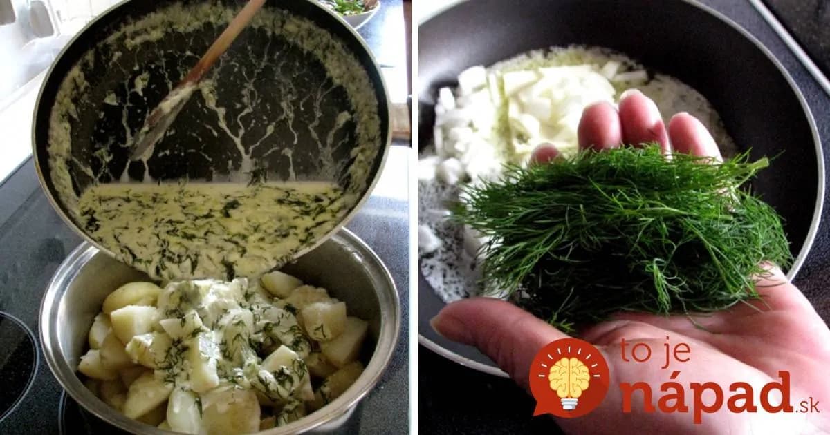 Stačí len uvariť a zaliať omáčkou: Najlepšie krémové zemiaky s maslom a kôprom!