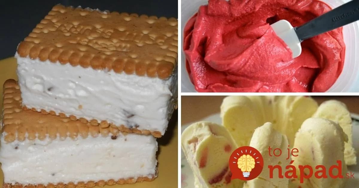 11 top receptov na domácu zmrzlinu, ktorú viete pripraviť rýchlo a nepotrebujete ani zmrzlinovač!