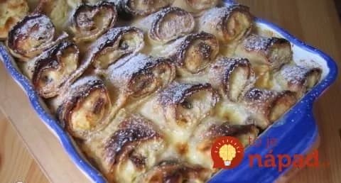 Palacinkový pekáč s vanilkovou omáčkou: U nás doma jednoznačne najobľúbenejší obed na sladko, deti sa nevedia dojesť!