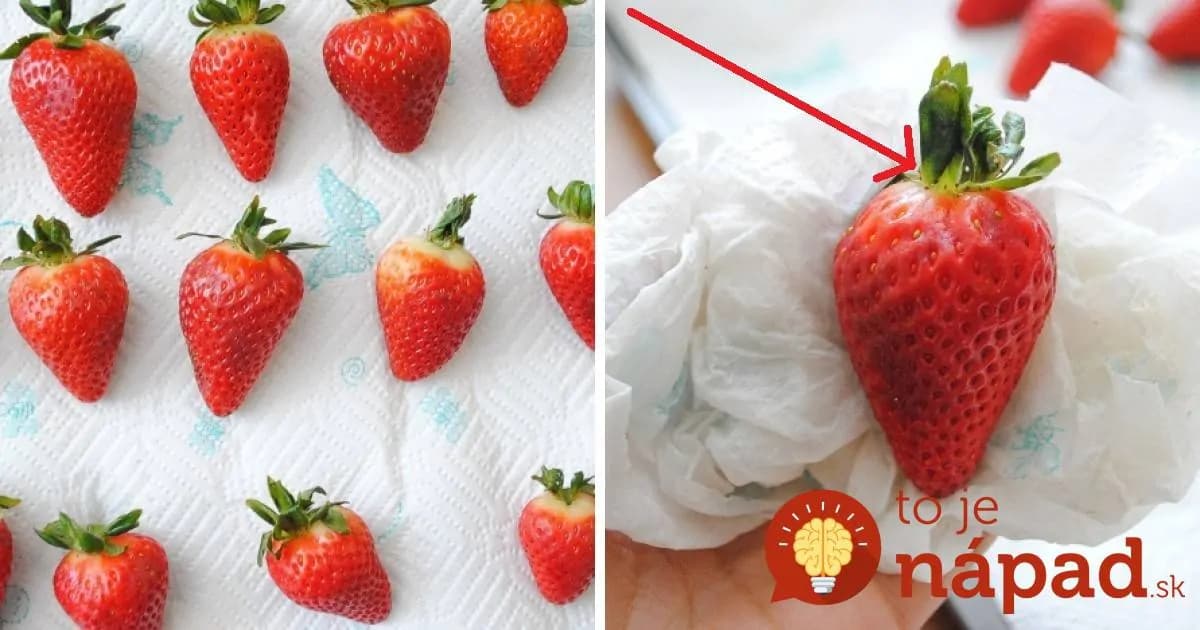 Nevyhadzujte zelené stopky z jahôd: Naučte sa perfektný spôsob, ako ich využiť, tento trik používajú aj profesionáli!