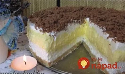 Netreba variť, netreba piecť: Štvorposchodová nebeská torta!