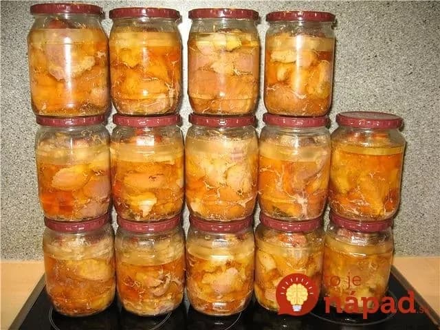 Nekupujte mäsové konzervy: Vyskúšajte domáce bravčové mäso v pohároch, dlho vydrží a je to delikatesa!