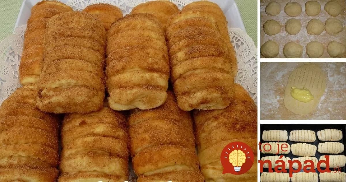 Mäkučké škoricové rožky s pudingovým krémom: Také výborné, že z nich neostane ani omrvinka!