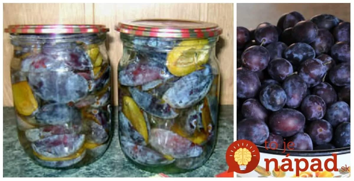 Toto som vyskúšala raz a inak už nerobím: Zavárané slivky bez cukru a vody, chutia vynikajúco!