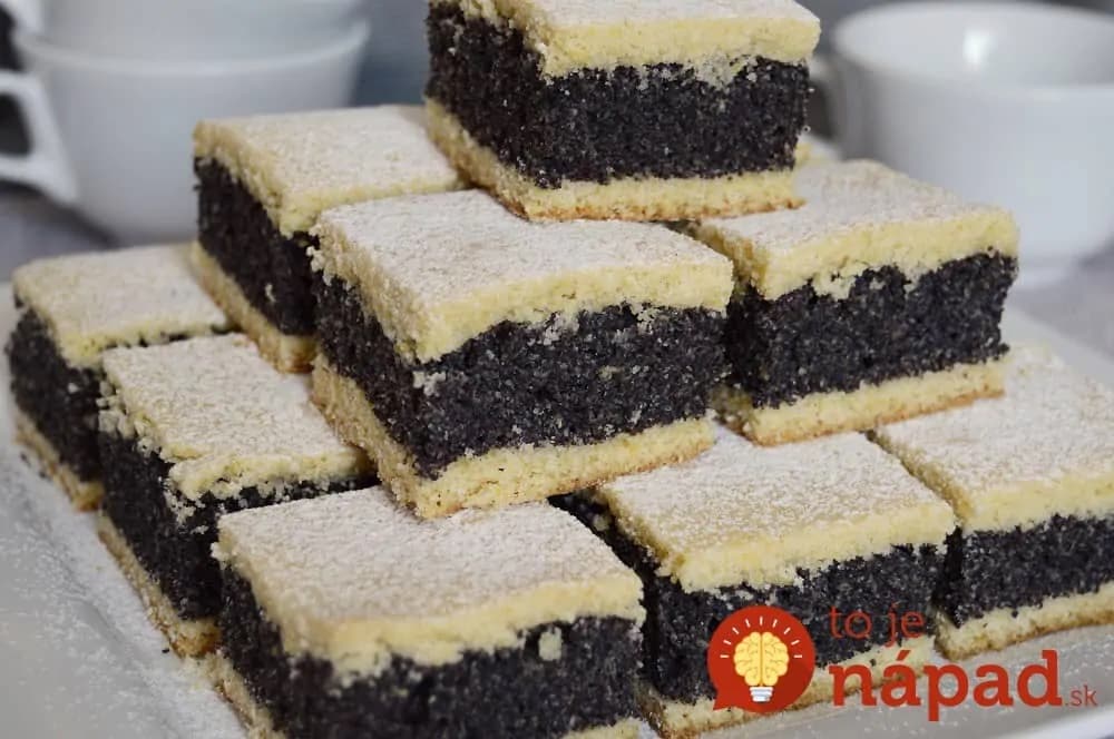 Makový koláčik podľa našich babičiek: Dlho vydrží a chutí tak fantasticky, že si ho budete chcieť dať znovu!