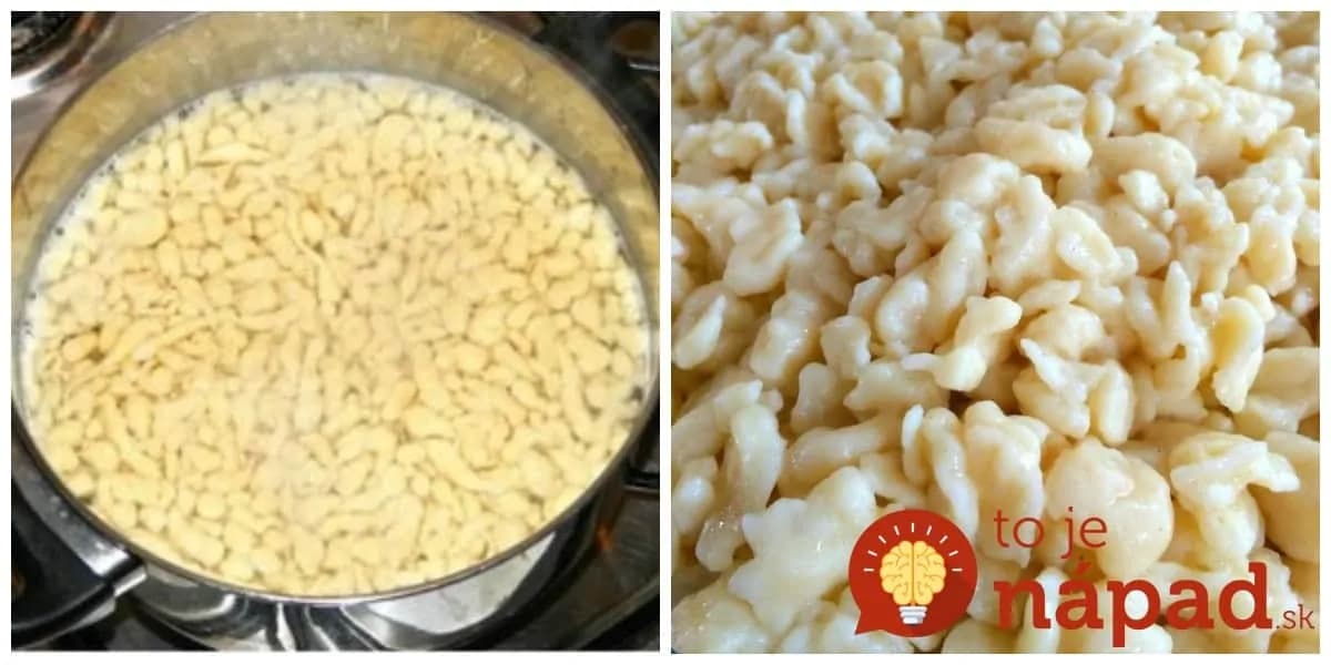 Iné halušky už ani nerobím: 5-minútové maďarské halušky bez zemiakov a vajec, chutia fantasticky!