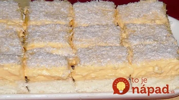 Raffaelo torta na plechu: Božský kokosový zákusok, pripravený za 20 minút!