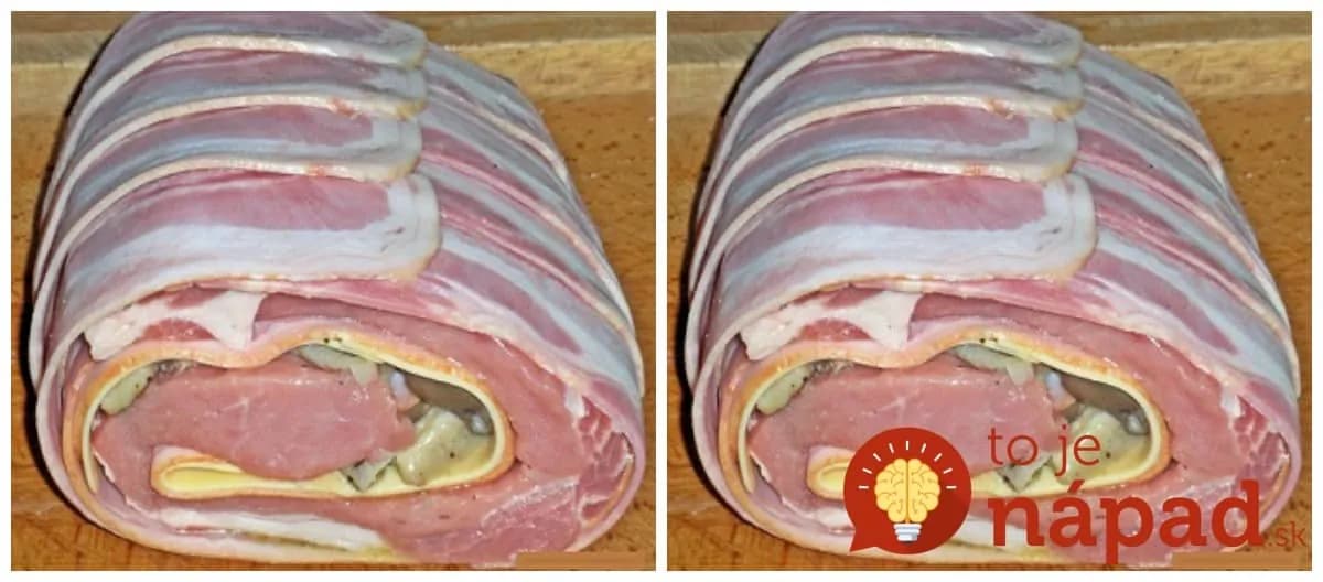Prekladaná mäsová roláda so syrom a výbornou omáčkou: Fantastické papanie pre celú rodinu!