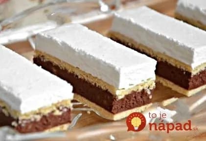 Báječné Katka rezy: Výborný zákusok s čoko-krémom, marhuľovým džemom a kvapkou rumu!