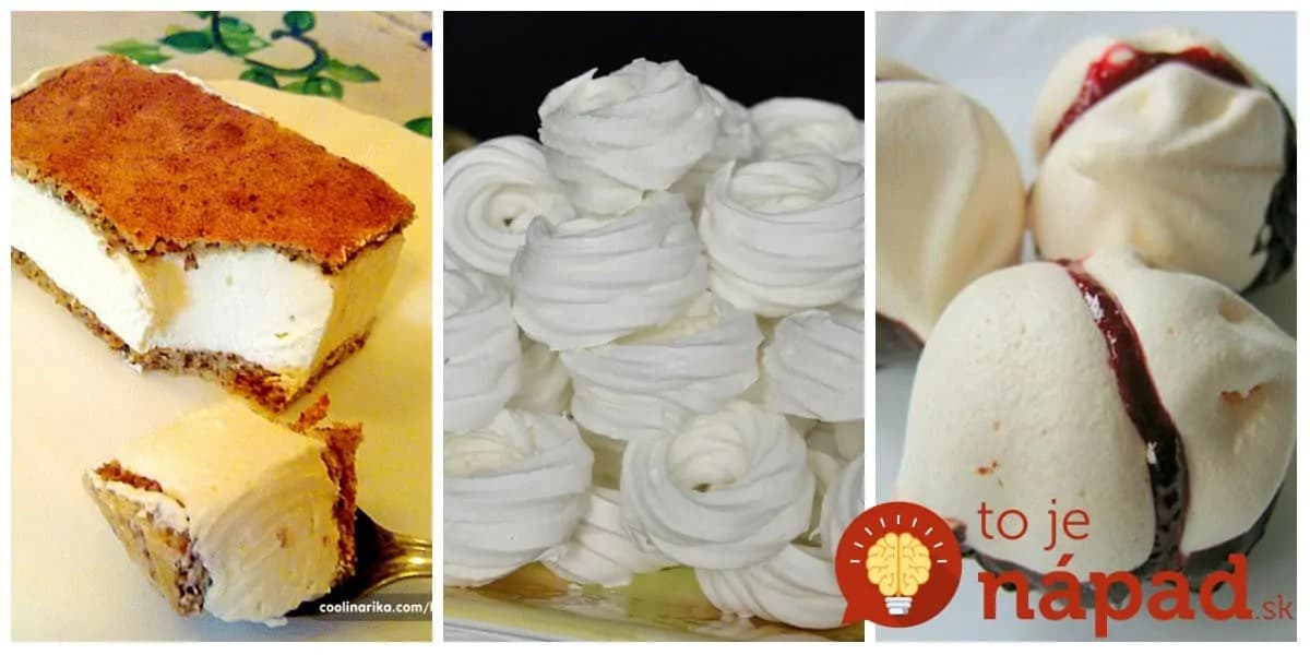 Zvýšilo vám pri pečení  pár bielkov? 9 perfektných nápadov, ako z nich vykúzliť najlepšie vianočné dobroty!