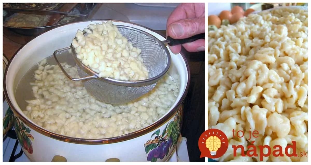 Iné recepty už nehľadajte: Toto je najjrýchlejše a najlepšie cesto na halušky – recept od najlepšej kuchárky na svete – mojej mamičky!