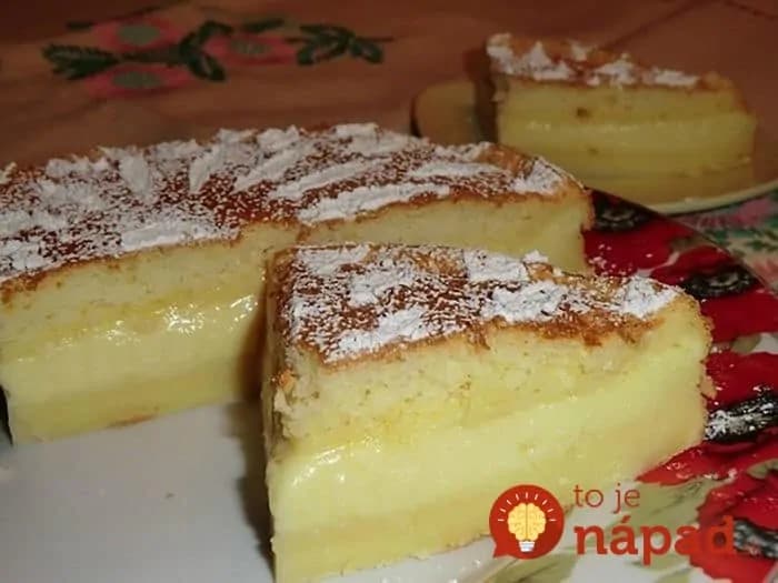 Inteligentná torta: Nemusíte riešiť žiadne krémy ani zložité plnky, všetko len nalejte do formy a rúra sa postará o toto sladké kúzlo!