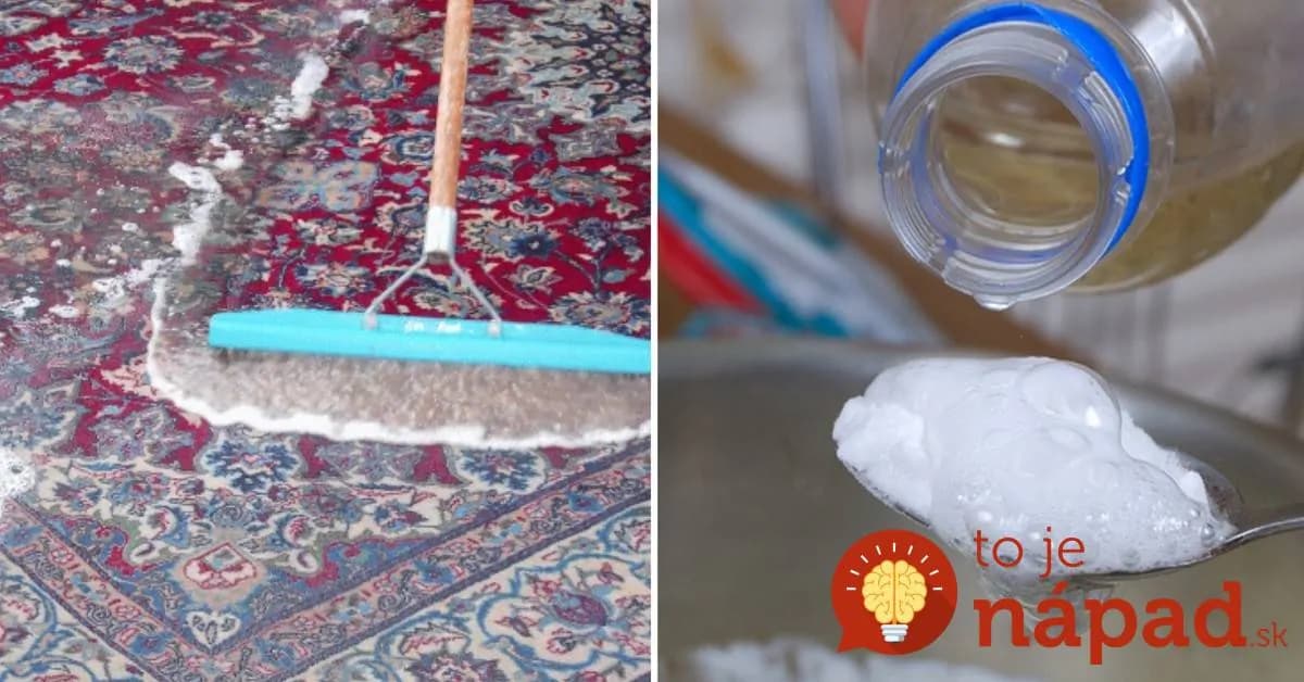 Toto doslova vytiahne špinu z vašich kobercov: Zabudnite na tepovanie, s týmto bude každý koberec žiariť čistotu a vy sa nenarobíte!